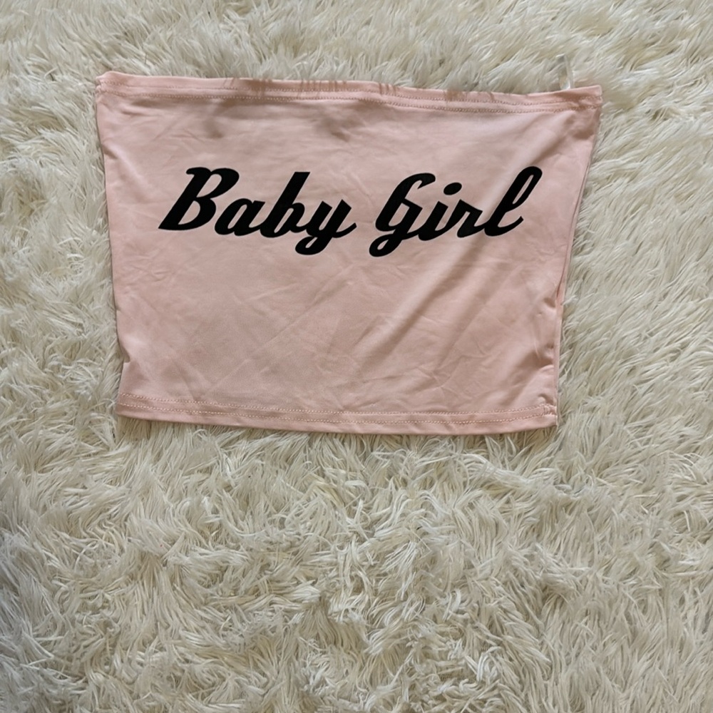 Pink crop top